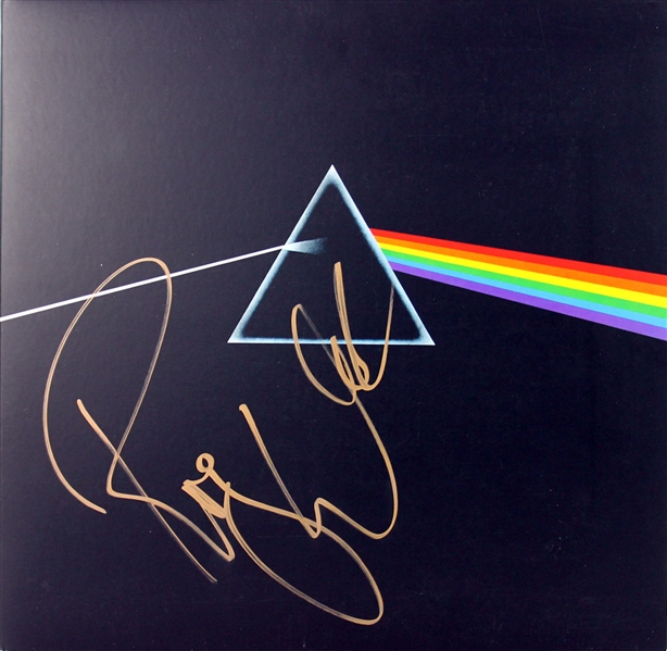 Pink Floyd: Roger Waters Signed "Dark Side of the Moon" Record Album (BAS/Beckett)
