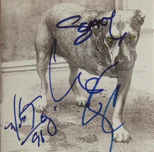 Alice in Chains Rare In-Person Signed CD Cover with Layne Staley! (Beckett/BAS)