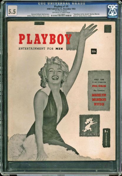 Playboy: Original Issue #1 Featuring Marilyn Monroe (Dec. 1953)(CGC 5.5)
