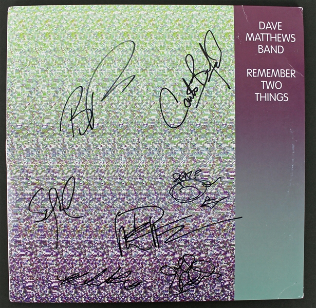 Dave Matthews Band Signed "Remember 2 Things" Album w/ Rare 7 Sigs! (PSA/DNA)