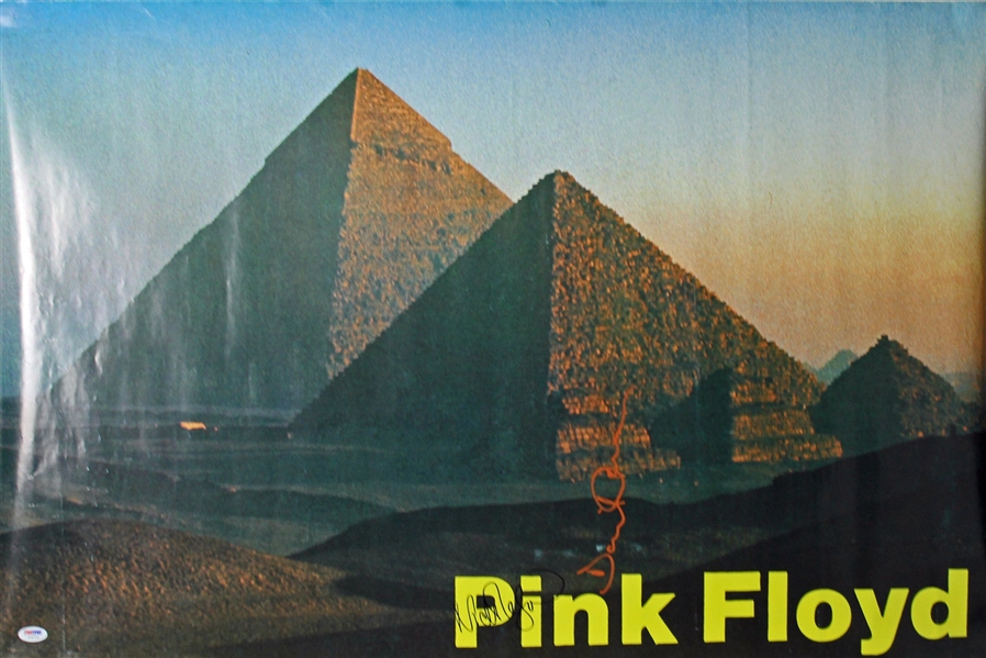 Pink Floyd: Nick Mason & David Gilmour Signed 24" x 36" Poster (PSA/DNA)