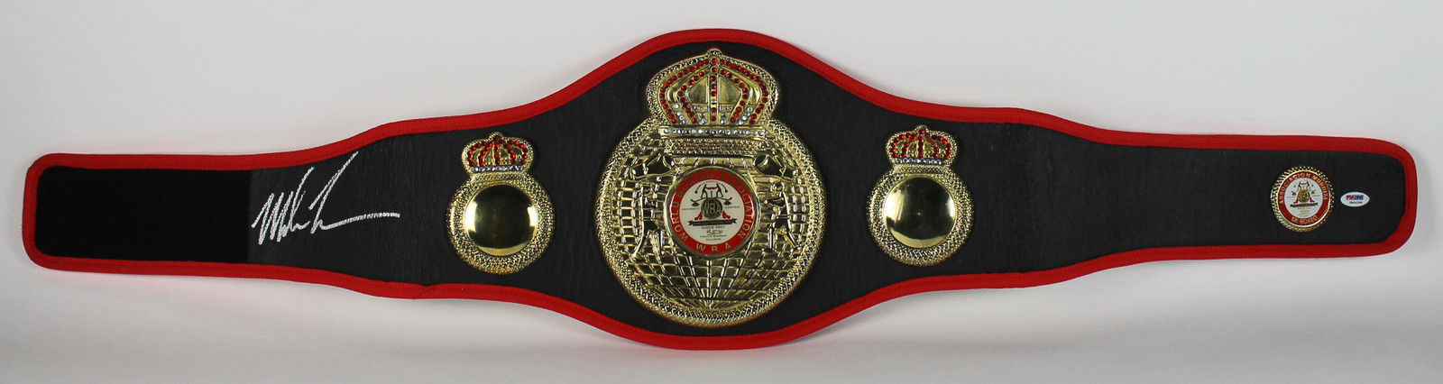 Lot Detail Mike Tyson Rare Signed Wba Championship Belt Psadna