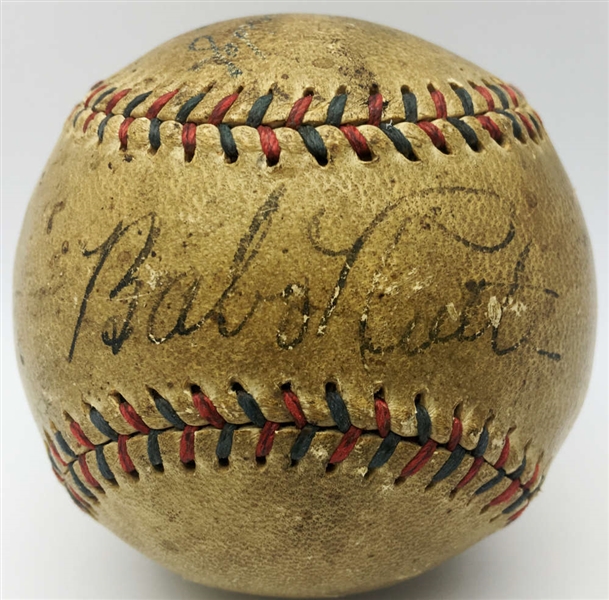 Babe Ruth Boldly Signed Game Used OAL 1931-33 Baseball (JSA)