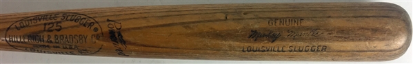 Mickey Mantle 1967-68 Hillerich & Bradsby M110 Game Used Baseball Bat During Historic 500(+) Home Run Chase Era Mears GU-6!