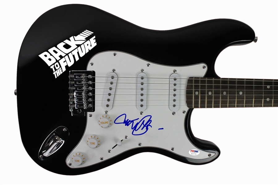 Michael J. Fox Superb Signed Stratocaster-Style Guitar (PSA/DNA)