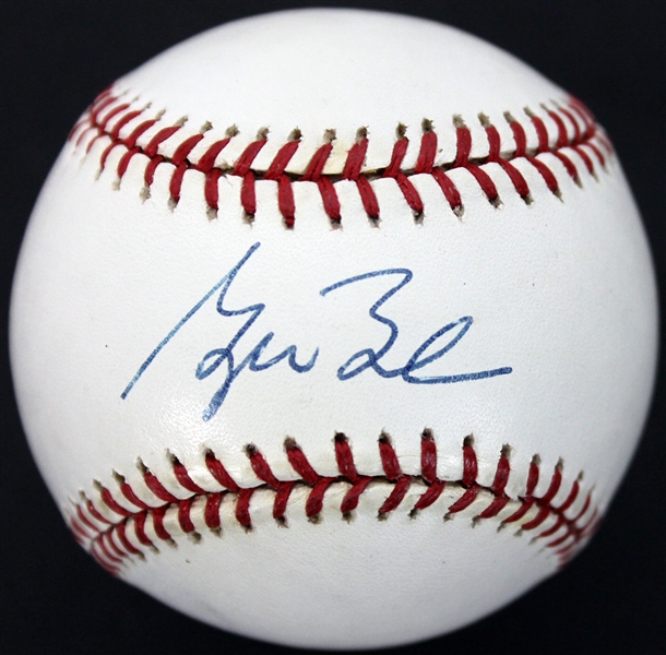 President George W. Bush Signed OML Baseball (PSA/DNA Graded NM-MT 8)
