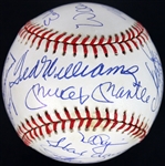 500 Home Run Club Multi-Signed ONL Baseball w/ Incredible 21 Signatures! (PSA/DNA Graded MINT 9)