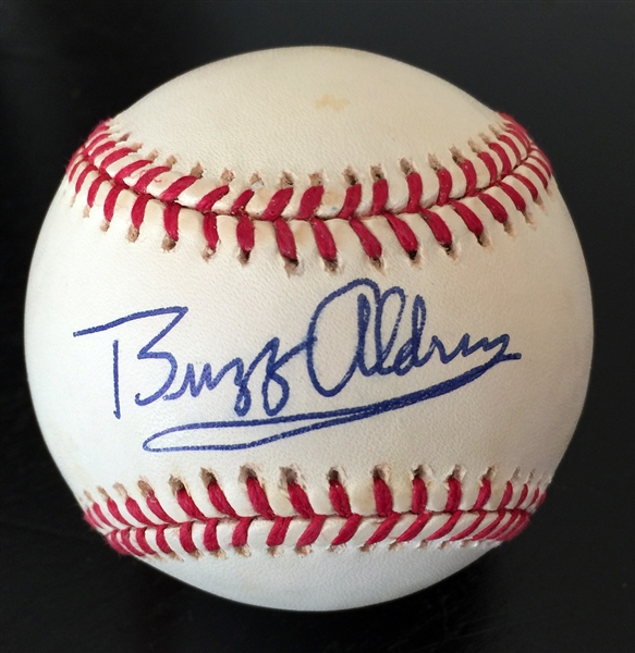 Buzz Aldrin Superb Signed OAL Baseball (PSA/DNA)