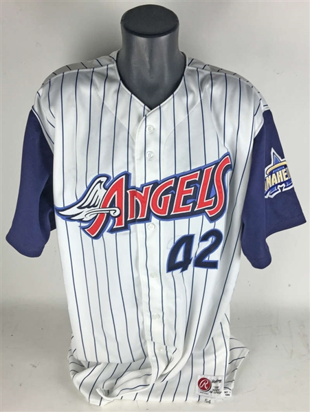 Mo Vaughn Game Worn/Used 1999 Angels Jersey (California Sports)