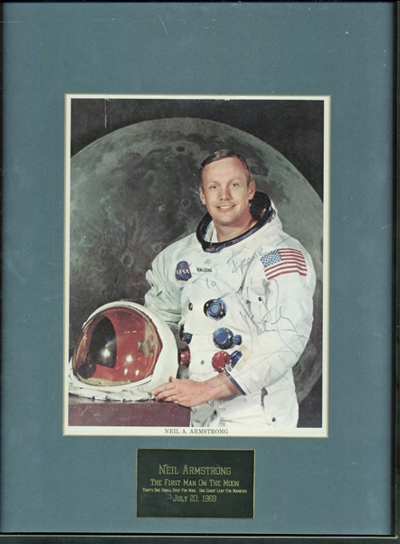 Apollo 11: Neil Armstrong Signed 8" x 10" NASA Photograph (Beckett/BAS Guaranteed)