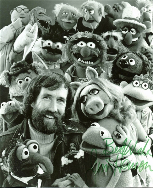Jim Henson Signed & Inscribed 8" x 10" Photo w/ the Muppets (PSA/DNA)