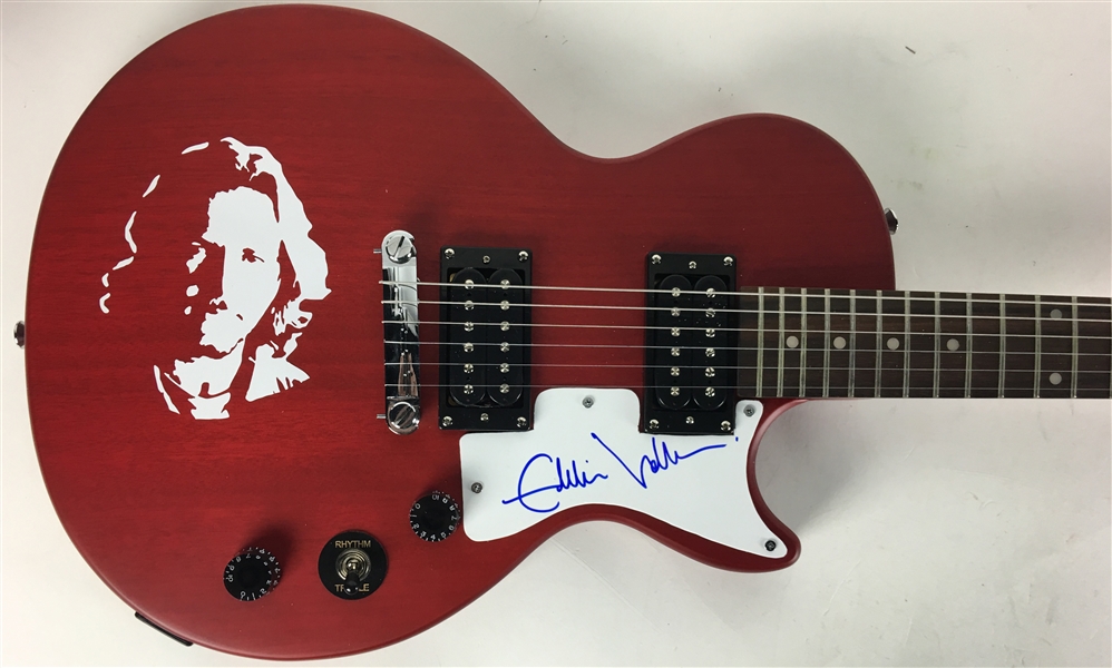 Pearl Jam: Eddie Vedder Signed Les Paul Style Guitar (JSA)