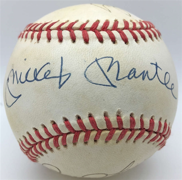 MLB Greats Signed OAL Baseball w/ Mantle, Musial, Berra & Others! (JSA)