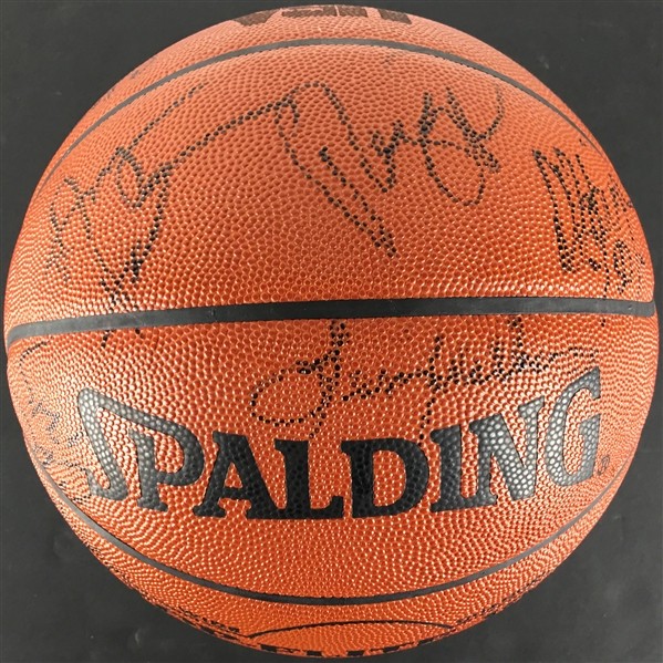 Dreamteam III: 1996 Mens Olympic Basketball Team Signed Basketball w/ Barkley, Stockton, Malone ect. (JSA)