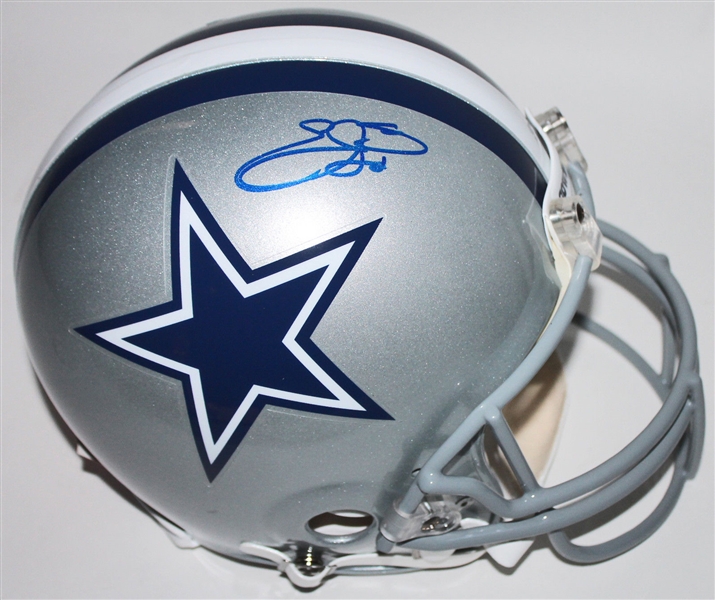 Emmitt Smith Signed Full Sized PROLINE Dallas Cowboys Helmet (BAS/Beckett)