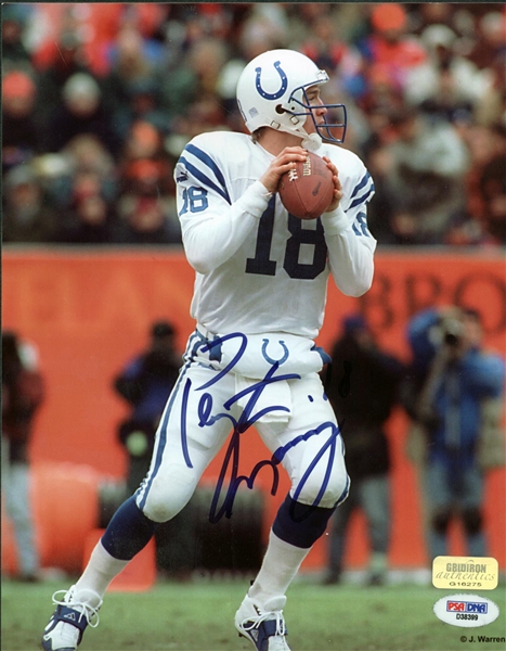 Peyton Manning Signed 8" x 10" Color Photograph (PSA/DNA)