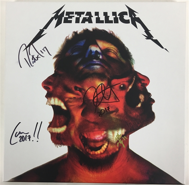 Metallica Group Signed Hardwired To Self Destruct Box Set w/ 4 Signatures! (Beckett/BAS Guaranteed)
