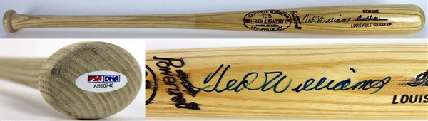 Ted Williams Signed Hillerich & Bradsby Personal Model Bat (PSA/DNA)