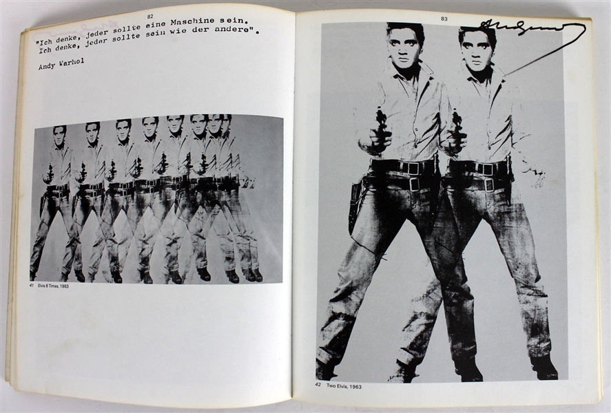 Andy Warhol Signed Softcover Book (BAS/Beckett)