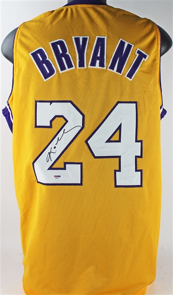 Kobe Bryant Signed Los Angeles Lakers #24 Jersey (PSA/DNA)
