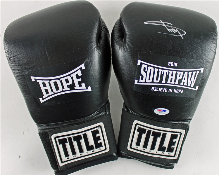 Eminem Rare Signed "Southpaw" Special Edition Boxing Glove Set (PSA/DNA)