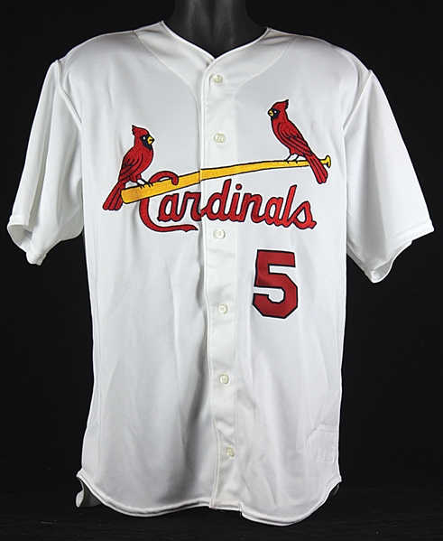 2001 Albert Pujols Game Used St. Louis Cardinals Jersey from Rookie Season! (MEARS)