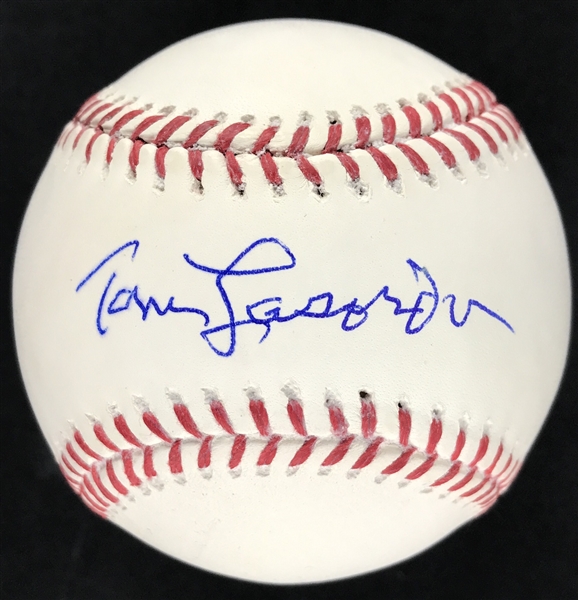 Tommy Lasorda Signed OML Baseball (PSA/DNA)