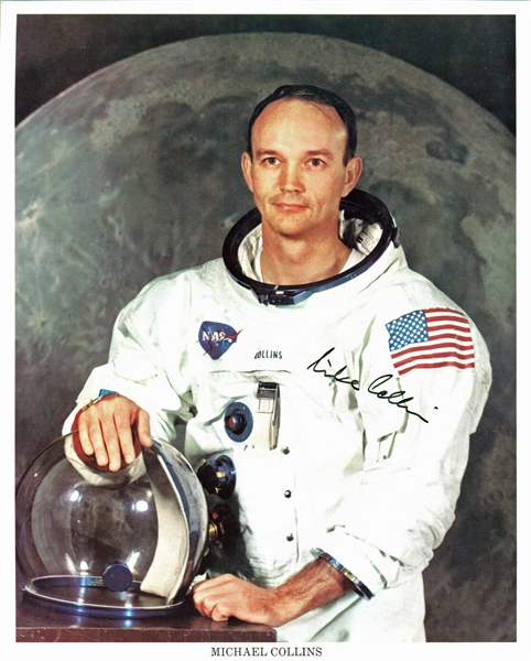 Apollo 11: Michael Collins Signed 8" x 10" NASA Photo (PSA/DNA)