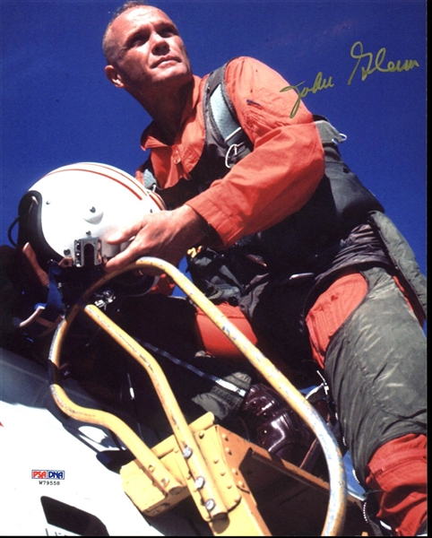 John Glenn Signed 8" x 10" Color Photo (PSA/DNA)