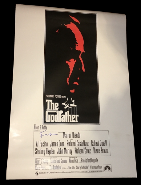 Francis Ford Coppola Signed "The Godfather" Movie Poster (BAS/Beckett Guaranteed)