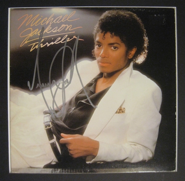 Michael Jackson Signed "Thriller" Album - One Of The Best In The Hobby! (Beckett)