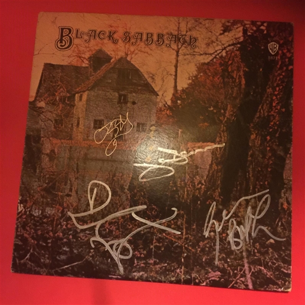 Black Sabbath Group Signed Self Titled Debut Album (Beckett/BAS Guaranteed)