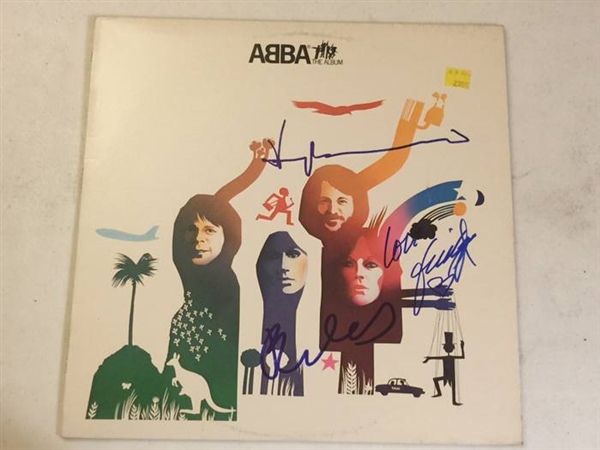 ABBA Rare Group Signed "The Album" w/ Frida, Benny & B-Jorn (Beckett/BAS Guaranteed)