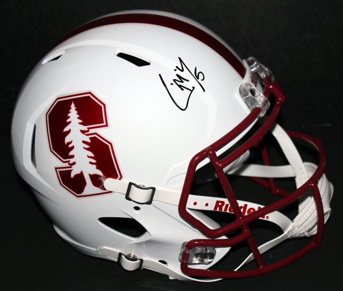NFL Draft: Christian McCaffrey Signed Stanford Helmet (PSA/DNA)