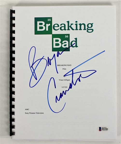 Bryan Cranston Signed "Breaking Bad" Script (BAS/Beckett)