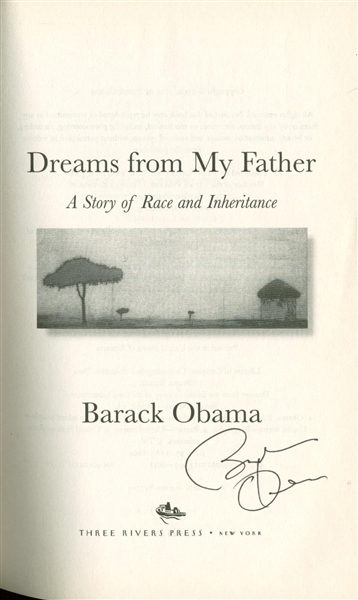 President Barack Obama Signed "Dreams of My Father" Book (Beckett)