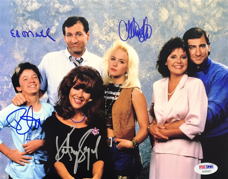 Married With Children Cast Signed 8" x 10" Color Photo (4 Sigs)(PSA/DNA)