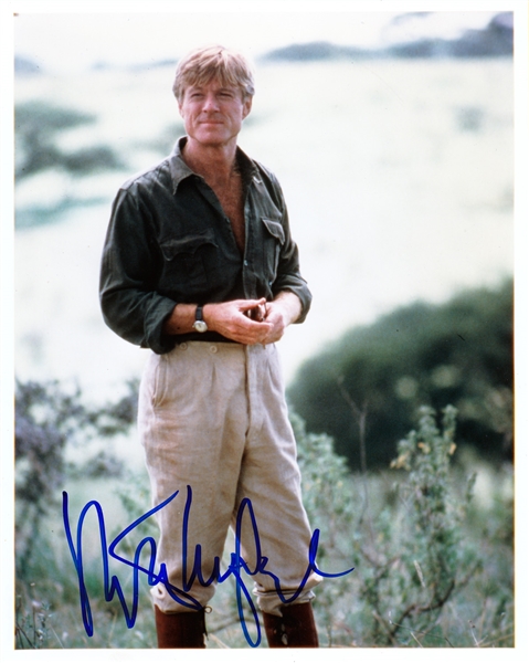 Robert Redford Superb In-Person Signed 8" x 10" Color Photo from "Out of Africa" (Beckett/BAS Guaranteed)