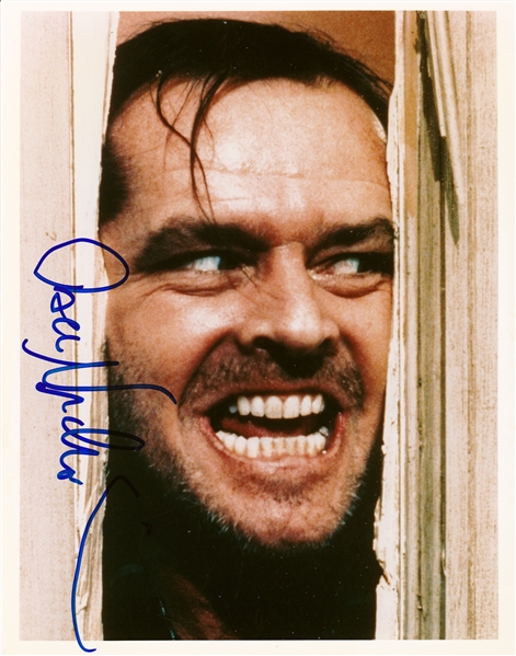 Jack Nicholson Signed 8" x 10" Color Photo from "The Shining" (Beckett/BAS Guaranteed)
