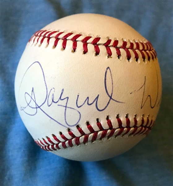 Racquel Welch In-Person Signed OAL Baseball (Beckett/BAS Guaranteed)