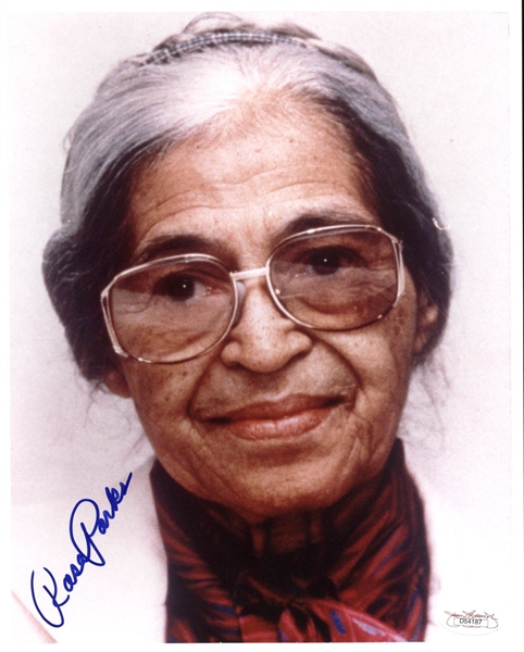 Rosa Parks Signed 8" x 10" Color Photo (JSA)