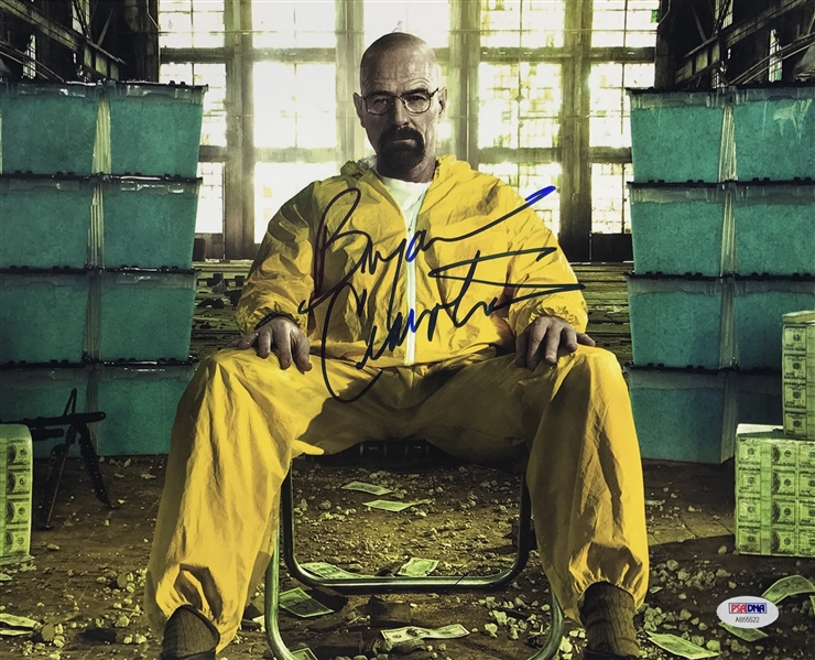 Bryan Cranston Signed 11" x 14" Color Photo from "Breaking Bad" (PSA/DNA)