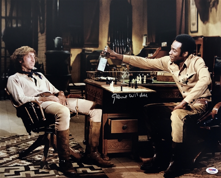 Gene Wilder Signed 16" x 20" Color Photo from "Blazing Saddles" (PSA/DNA)
