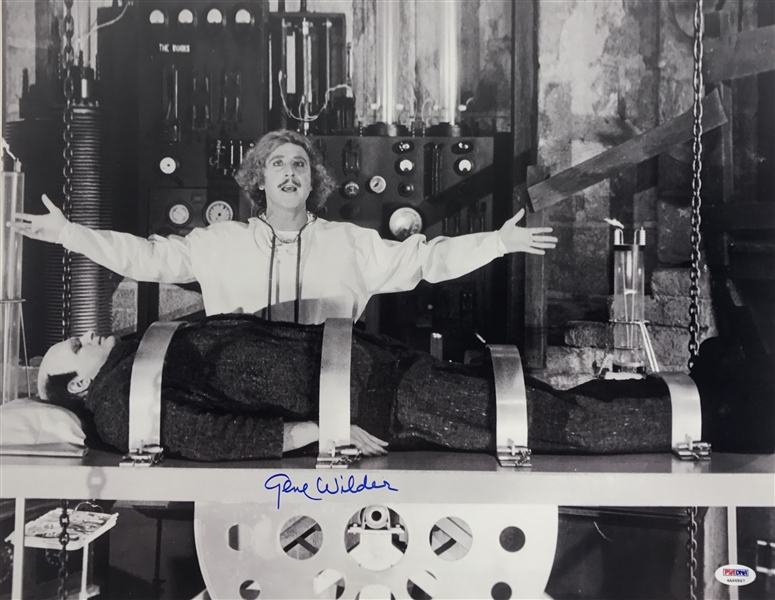 Gene Wilder Signed 16" x 20" Color Photo from "Young Frankenstein" (PSA/DNA)