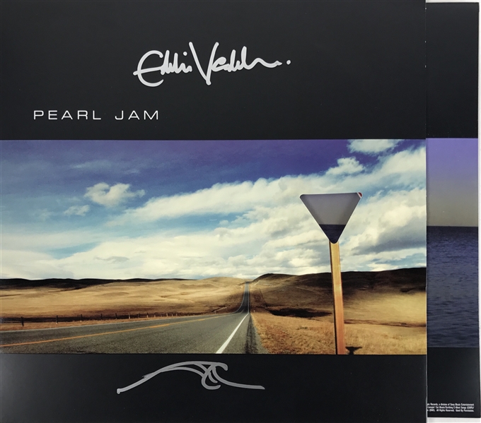 Pearl Jam: Eddie Vedder In-Person Signed "Yield" Album with Rare Wave Sketch (Beckett/BAS Guaranteed)