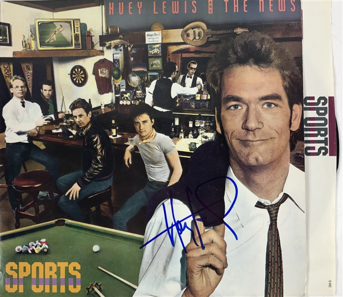 Huey Lewis & The News Signed "Sports" Record Album (JSA)