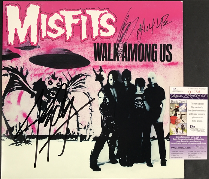 The Misfits Group Signed "Walk Among Us" Record Album (Original Lineup)(JSA)