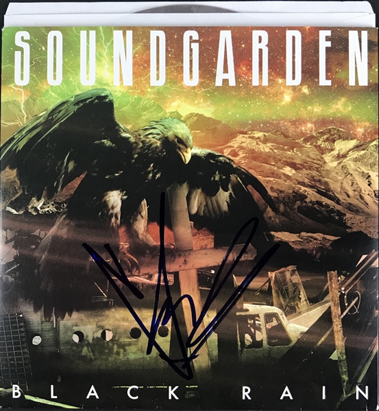 Soundgarden: Chris Cornell In-Person Signed "Black Rain" 7-Inch Record (Beckett/BAS Guaranteed)