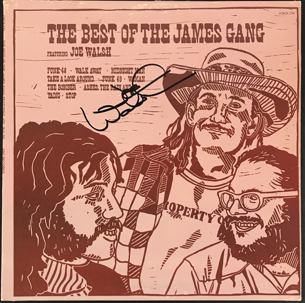 Joe Walsh Signed "The Best of the James Gang" Album Cover (Beckett/BAS Guaranteed)
