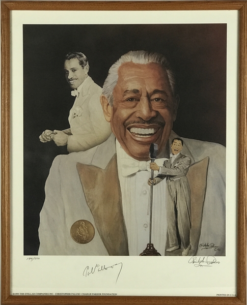Cab Calloway Signed Christopher Paluso Lithograph in Framed Display (Beckett/BAS Guaranteed)
